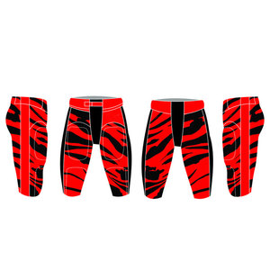 Personalizado sublimado transpirable uniforme de fútbol americano 100% poliéster de talla grande con mangas cortas - Product Image 6