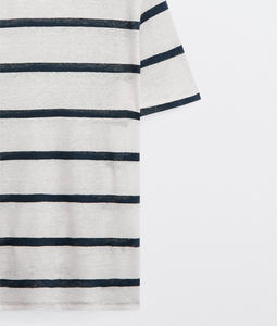 Camiseta de algodón 100% de manga corta ajustada de estilo personalizado para hombre, nueva ropa informal de calle con patrón sólido de punto de alta calidad - Product Image 2