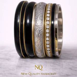 Juego de Brazaletes de Hueso y Latón Hechos a Mano de Primera Calidad, Joyería Artística para Mujer, Estilo Cristiano Moderno, Venta al Por Mayor - Product Image 3