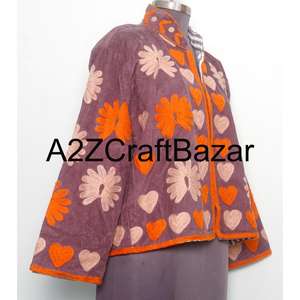 Chaqueta Cotrise Bordada Premium al por Mayor, Estilo Étnico, Regular, Otoño Invierno, Transpirable, No Tejida, Ropa Exterior Tradicional de Moda - Product Image 4