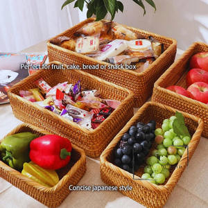 Hot Sale <b>Rattan</b> <b>Storage</b> <b>Basket</b> <b>Rattan</b> <b>Basket</b> for Tableware Handmade From Vietnam - Product Image 4