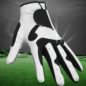Guantes de golf para hombre con estampado de sublimación de la mejor calidad Guantes de golf de cuero suave Premium de alta calidad para adultos - Product Image 5