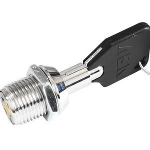 Cerradura de leva de puerta de aleación de zinc segura con mini émbolo y 3 Llaves para un escaparate de almacenamiento seguro - Product Image 6