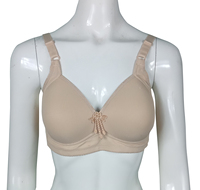 Soutiens-gorge sexy pour femmes, de haute qualité, personnalisés, brodés, à bretelles fines, sans bretelles, push-up, respirants, à bonnets pleins, en tricot de soie/coton