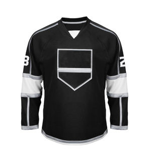 เสื้อเจอร์ซีย์ฮ็อกกี้น้ำแข็งผ้าโพลีเอสเตอร์100% กันน้ำระบายอากาศได้ดีแห้งเร็วออกแบบได้ตามต้องการชื่อทีม - Product Image 6