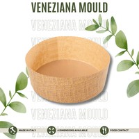 Moules à gâteau ronds personnalisables Del Pin - jetables et écologiques, compatibles micro-ondes, fabriqués en Italie, épaisseur personnalisée en usine