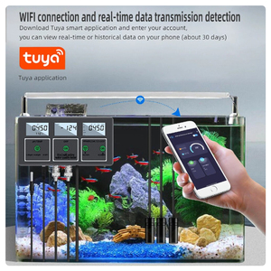 Moniteur de qualité de l'<span class=keywords><strong>eau</strong></span> en ligne sans fil WiFi HW <span class=keywords><strong>PH</strong></span>-W218 8 en 1 / <span class=keywords><strong>PH</strong></span> / EC / TDS / SEL / SG / CF / ORP - Product Image 5