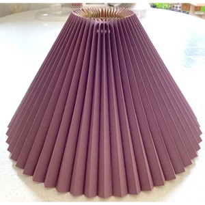 Lámpara de Noche con Pantalla de Tela Plisada Minimalista Hecha a Mano, Precio de Fábrica, MOQ Pequeño, Ligera, Fácil Instalación, Decoración, Luz Cónica - Product Image 2