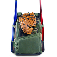 Sac de baseball de grande capacité avec logo personnalisé imprimé, vente directe d'usine, nouveau style de sacs de baseball