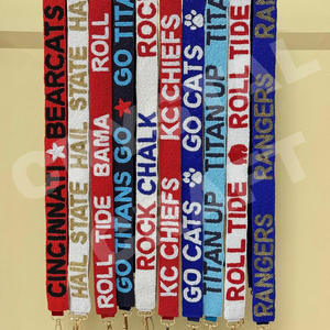 Correa de monedero con cuentas personalizadas de color rosa estrella, correas de bolso con cuentas de semillas de oro blanco, accesorios de moda para bolsos - Product Image 3