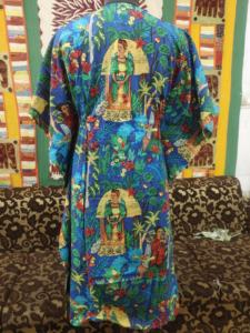 Caftan long en coton à fleurs indiennes, robe de plage pour femmes, vêtements de nuit, tenue de soirée confortable - Product Image 5