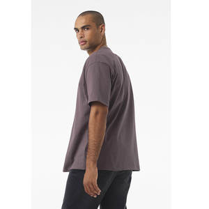 T-shirt oversize en coton épais pour homme avec épaule tombante Logo personnalisé Streetwear pour homme - Product Image 1