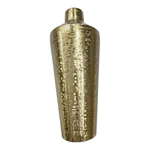 Venta al por mayor grandes jarrones de suelo soportes altos boda Metal florero oro antiguo hecho a mano latón lujo jarrón de Navidad - Product Image 6