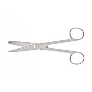 Tijeras Quirúrgicas de Acero Inoxidable de Alta Calidad, Estándar, Afiladas/Redondeadas, 16.5 cm, Curvas - Product Image 1