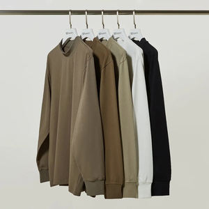 Pull surdimensionné vierge avec impression personnalisée et lettre du logo du fabricant OEM Sweatshirts à capuche et sweatshirts - Product Image 1