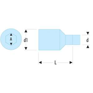 Serie VSE de Facom, Enchufes Aislados de 1,000 Voltios, 6 Puntas, 1/4'' - Product Image 2