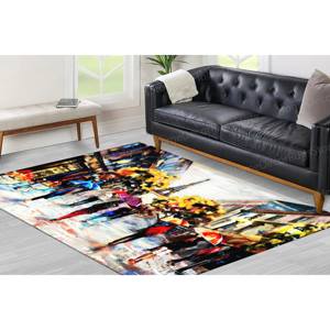 Tapis imprimé Eiffel Lover Gift - Design romantique de Paris, tapis doux non tissé - Product Image 3