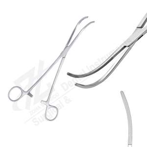 Crafoord Sellors, 60 grados, 23cm, fórceps de ligadura curvada, instrumentos quirúrgicos de acero inoxidable, fabricante de Pakistán, instrumentos - Product Image 1