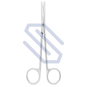 กรรไกรผ่าตัดทางการแพทย์แบบแมนนวลทำจากสแตนเลส14.5ซม. อุปกรณ์พื้นฐานสำหรับการผ่าตัดผ้าพันแผลทางการแพทย์แบบตรง - Product Image 3
