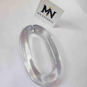 Art mural en chaîne de résine moderne, abstrait minimaliste, à suspendre pour les murs de la maison et du bureau - Product Image 3