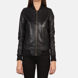 Chaqueta de piel de oveja auténtica personalizada para mujer, estilo occidental Vintage con decoración bordada, transpirable para amantes de las motos - Product Image 4