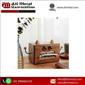 Porte-mouchoirs en bois personnalisé fini dîner Table centres de table serviette papier support de stockage prix le plus bas - Product Image 6