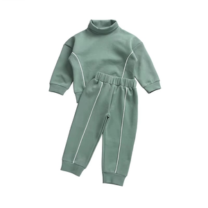 Ventes en gros de survêtements pour enfants en coton écologique, taille plus, à capuche, pour l'hiver, nouveaux modèles - Product Image 1