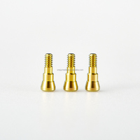 Vis de capuchon de fermeture dentaire en alliage de titane Straumann Compatible avec le niveau d'os Fixodent RC NC pour les produits métalliques