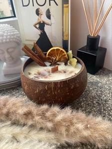 Velas Aromáticas Hechas a Mano con Cera de Coco Ecológica, Quema Limpia y Natural, Aromaterapia para Decoración del Hogar, Bambú Moderno, Boda, Año Nuevo - Product Image 2