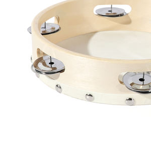 Pandero, Instrumento Musical de Percusión para Iglesia, Bodas, Panderos, Instrumento Musical de 4, 6, 8 y 10 Pulgadas, Tambor de Mano - Product Image 5