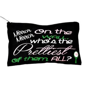 Estuche con cremallera de lona de algodón orgánico con logotipo personalizado Estuche de cosméticos de belleza portátil ecológico Patrón de caramelo para estuche de maquillaje de artículos de tocador - Product Image 4