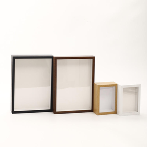 Marco de Fotos Personalizado en MDF Color Negro, Blanco y Nogal, de 3 cm y 5 cm de Profundidad, en Tamaños 8x8, 16x16 Pulgadas, A3, A4, para Arte Mural 3D - Product Image 3