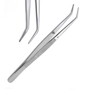 Pince à épiler en coton de qualité OR London College avec pointe dentelée Instrument chirurgical dentaire et médical en acier inoxydable - Product Image 3