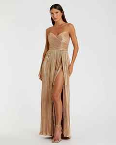 Robe trapèze en satin avec décolleté en cœur sans manches pour les fêtes et les sorties nocturnes Design uni pour les femmes - Product Image 5