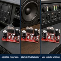 Placa Amplificadora Digital TDA7379 AD828 de 12V DC 38W+38W para Sistema de Audio Doméstico, Venta al por Mayor, Fabricante OEM, Ensamblador de Altavoces