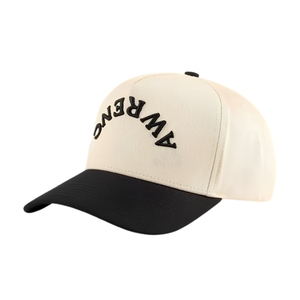 Customized 2-Tone Performance Golf Cap 5-Panel Breathable <b>Hat</b> Snapback Closure 3D Embroidery Logo And Woven Tag Fast Delivery - Product Image 2