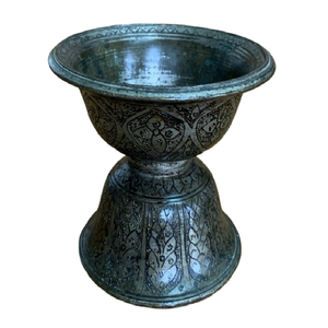 Cuenco de Latón Puro Vintage de Alta Calidad con Acabado Pulido para Decoración, Artículo Decorativo Árabe Peekdaan - Product Image 3