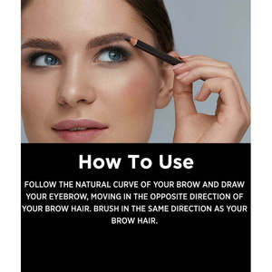 Lápiz Mineral de Larga Duración para Cejas con Cepillo para Peinar y Maquillar - Product Image 6