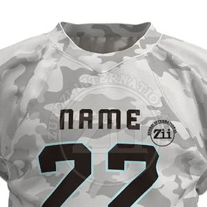 Uniforme de football américain respirant de haute qualité à bas prix, grande taille, manches courtes, protection UV, séchage rapide, personnalisé pour l'équipe, 100% fabriqué sur mesure - Product Image 6