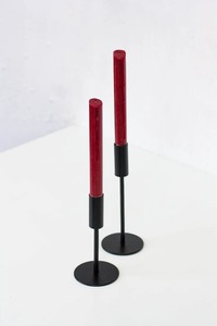 Bougeoir moderne en métal pour les décorations de la maison de mariage et de dîner Pot de bougie unique en béton pour la décoration intérieure - Product Image 2