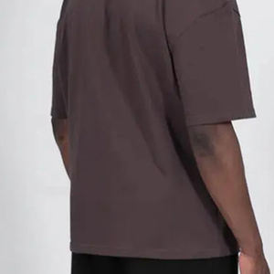 Camisetas de Hombre al por Mayor de Poliéster/Algodón, Corte Regular, Cuello Redondo, Transpirables, de Tela de Lona, Sueltas, de Calidad, Lisas o Estampadas - Product Image 6