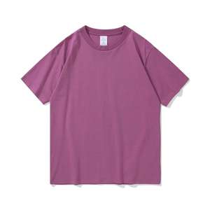 Camiseta de algodón con logotipo personalizado, Camiseta holgada de cuello redondo de manga corta para hombre, uniforme de clase, camiseta de cultura publicitaria para hombre - Product Image 5