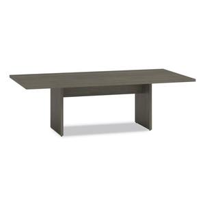 Alera ALESV9648WA 96 In. X 48 In. X 1.5 In. Seville Rectangular Walnut Conference <b>Table</b> Top - Product Image 5