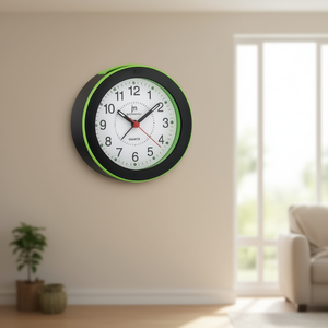 Reloj Despertador de Pared Verde y Negro JUSTAMINUTE JA7061TV para Lowell - Product Image 3
