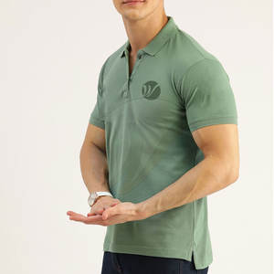 Nouveauté polos pour hommes Tissu tricoté respirant Vêtements de rue décontractés Fabriqué au Pakistan - Product Image 3