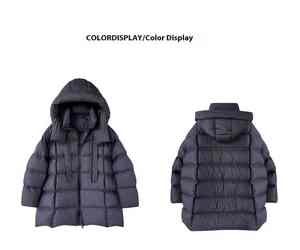 Chaqueta Acolchada Personalizada para Hombre, Estilo Informal, Ligera, de Lujo, Holgada, Gruesa, 100% Fibra de Poliéster, Cuello Alto - Product Image 3