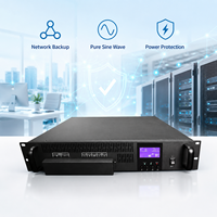 Powermerry SC-IT-1K 1kVA Onduleur en ligne monté en rack avec batterie au lithium 48V Monophasé Onde sinusoïdale pure Temps de transfert 0ms CE ROHS