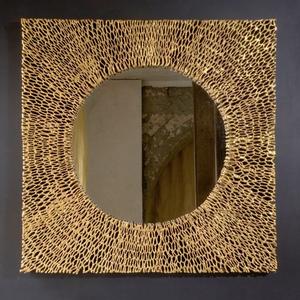 Wall <b>Mirror</b> Home Decor Design Indoor Leave Design Classic And Modern Decor <b>Mirror</b> Multiple Finishing Designs - Product Image 1