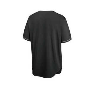 เสื้อเบสบอลผ้าโพลีเอสเตอร์สำหรับผู้ชายเสื้อระบายอากาศได้ดีดีไซน์ซับลิเมตไซส์ใหญ่ออกแบบได้ตามต้องการ - Product Image 3