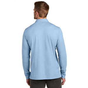Chemises polo à manches longues décontractées pour hommes Chemises de golf Coupe classique Texture Pulls à manches longues Chemise polo à manches longues - Product Image 4